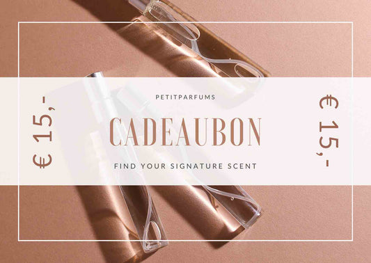 PetitParfums Cadeaubon €15,-